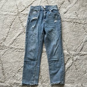Light wash jeans